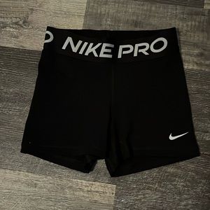 Black nike pro shorts